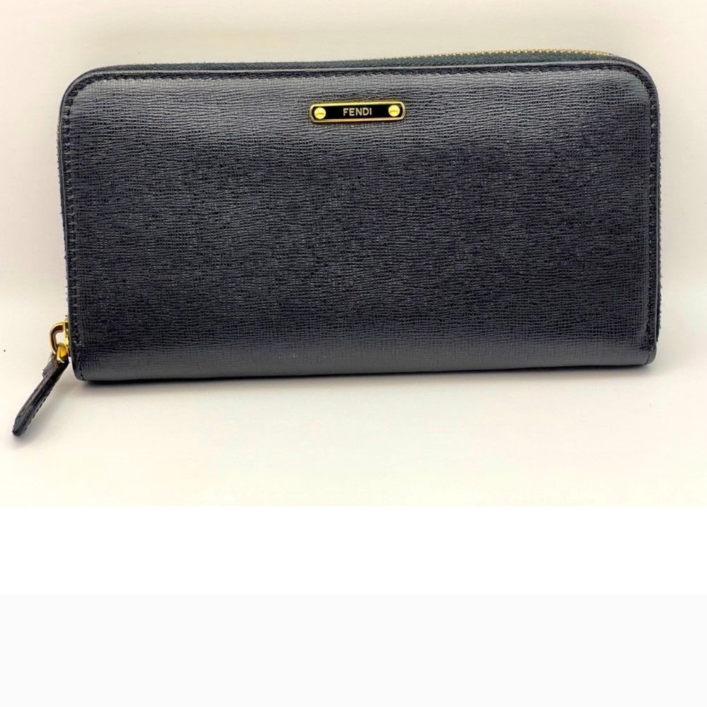 Fendi Black Leather Wallet